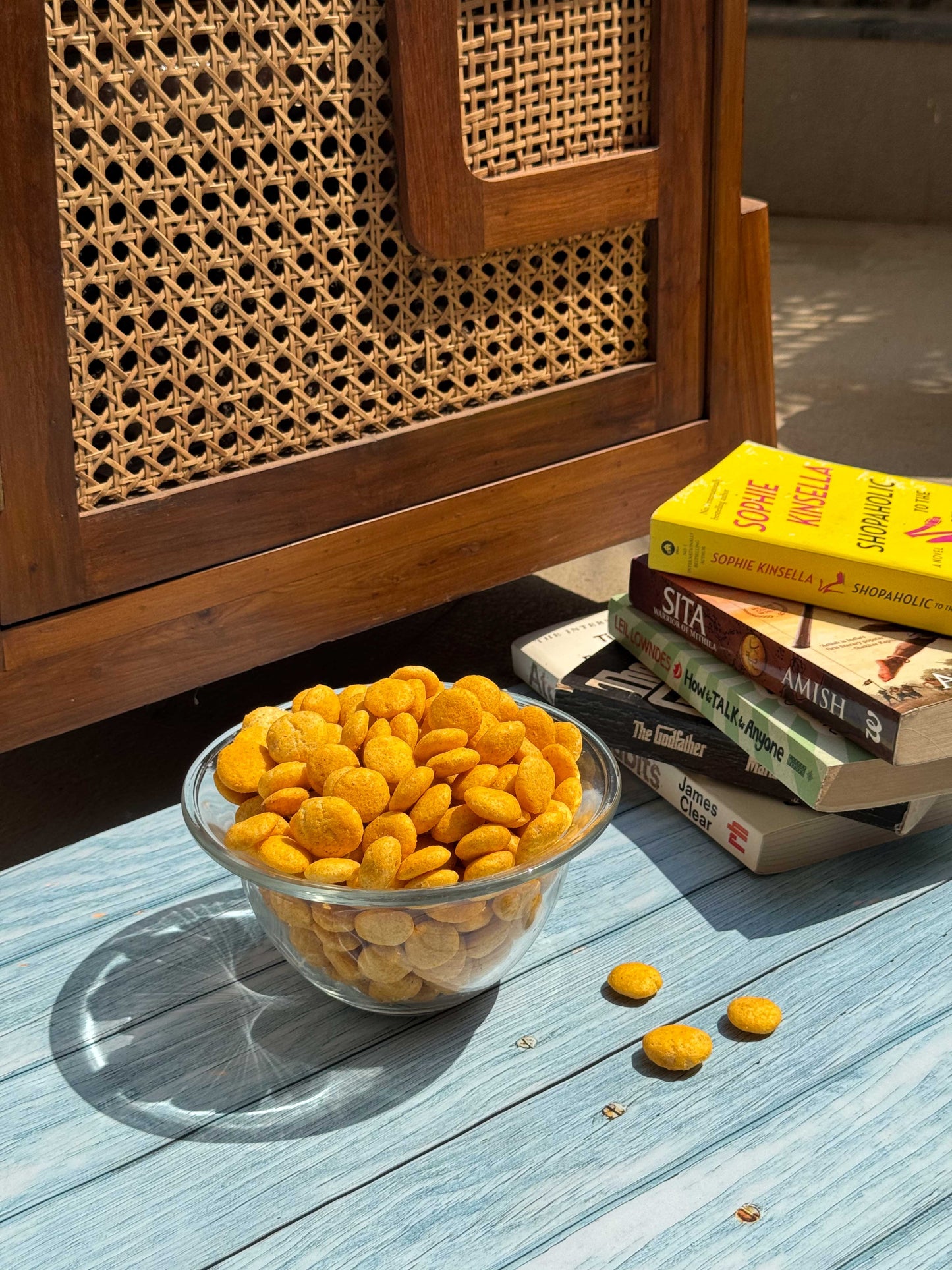 Cheese Jowar Puffs