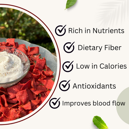 Beetroot Chips (Lime Masala)