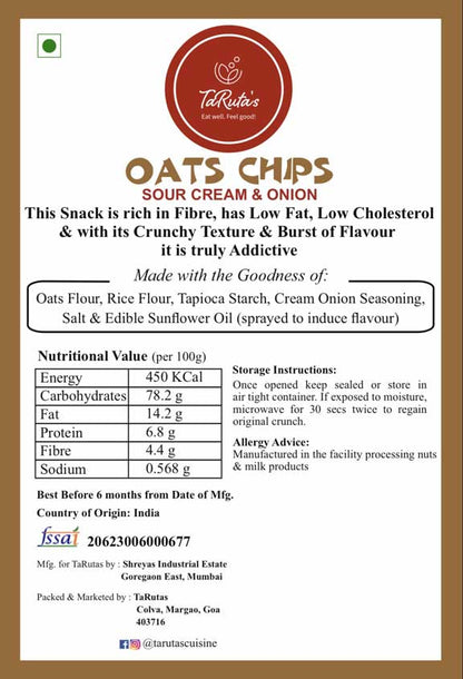 Oats Chips (Cream & Onion)