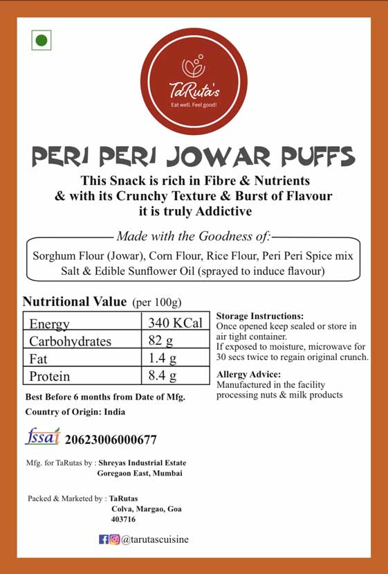 Peri Peri Jowar Puffs